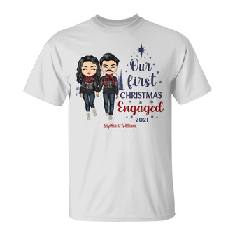 Couple Our First Christmas Together Custom Hoodie - Gift - Thegiftio UK