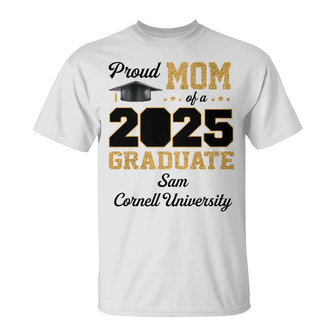 Custom Photo Proud Mom Of A Graduate Personalized T-Shirt - Thegiftio UK