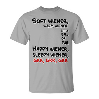 Dachshund Soft Wiener Warm Wiener Custom T-Shirt - Thegiftio UK