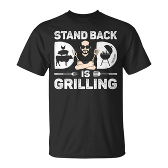 Dad Is Grilling Personalized T-Shirt - Gift for Dad - Thegiftio UK