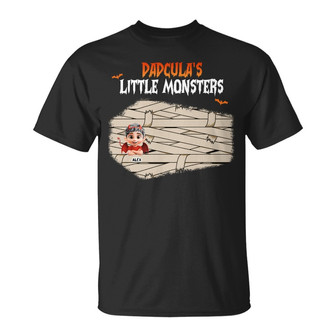 Dadcula Momster Ghoulma Custom T-Shirt - Gift for Family - Thegiftio UK