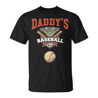 Daddy Baseball Team Personalized T-Shirt - Gift for Dad - Thegiftio UK