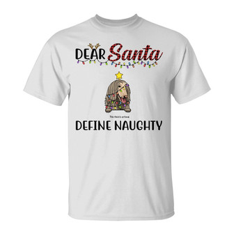 Dear Santa Define Naughty Christmas Dog Custom Hoodie - Thegiftio UK