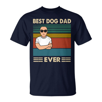 Dog Dad Old Man Personalized T-Shirt - Gift for Dad - Thegiftio UK