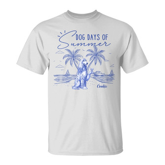 Dog Days Of Summer Personalized T Shirt - Gift for Dog Dads - Thegiftio UK
