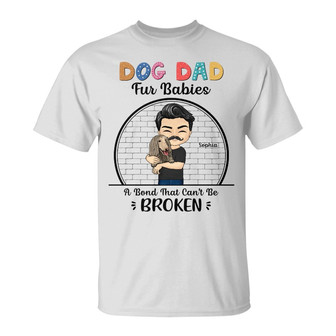 Dog Lovers Chibi A Bond That Can't Be Broken Custom T-Shirt - Thegiftio UK