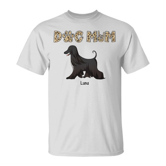 Dog Mom Pattern Walking Dog Custom T-Shirt - Dog Lovers Gift - Thegiftio UK