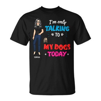 Dog Mom The Type Of Person Makes Friends Custom T-Shirt - Thegiftio UK