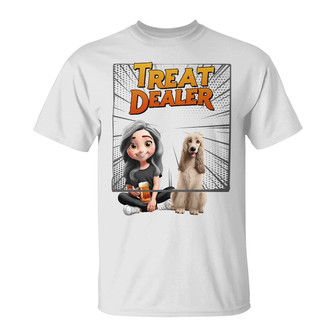Dog Treat Dealer 3D Effect Custom T-Shirt - Dog Lovers Gift - Thegiftio UK