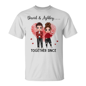 Doll Couple Together Since Custom T-Shirt - Gift for Family - Thegiftio UK