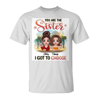 Doll Summer Besties At Beach Custom T-Shirt - Family Gift - Thegiftio UK