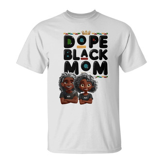 Dope Black Mom Funny Mama 3D Effect Custom T Shirt - For Mom - Thegiftio UK