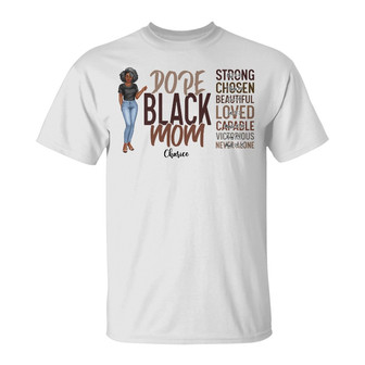 Dope Black Mom Personalized T Shirt - Gift for Moms - Thegiftio UK