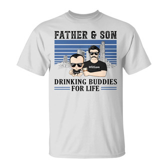 Drinking Buddies For Life Custom T-Shirt - Gift for Family - Thegiftio UK