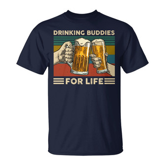 Drinking Buddies Retro Personalized T-Shirt - Family Gift - Thegiftio UK