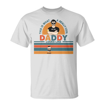 Family A Really Cool Grandpa Looks Like Custom T-Shirt - Thegiftio UK