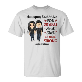 Family Couple Annoying Each Other For Year Custom Hoodie - Thegiftio UK
