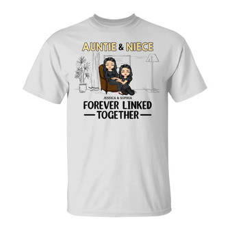 Family Forever Linked Together Custom T-Shirt - Gift for Mom - Thegiftio UK