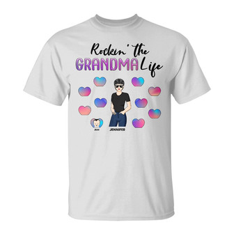 Family Rockin' The Mama Life Custom T-Shirt - Mother Gift - Thegiftio UK