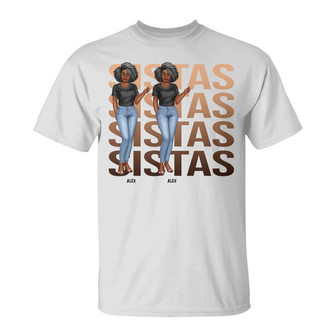 Fashion Girls Sistas Custom T-Shirt - Gift for Sisters - Thegiftio UK