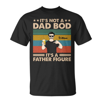 Father's Figure Personalized T-Shirt - Gift for Dad - Thegiftio UK