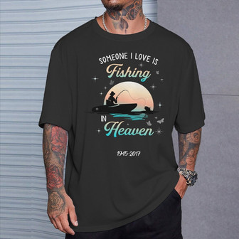 Fishing In Heaven Personalized T-Shirt - Gift for Fisherman - Thegiftio UK
