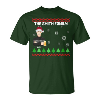 Flat Art Combo Dark Personalized T-shirt - Christmas Gift - Thegiftio UK