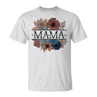 Floral Mama Nana Personalized T-Shirt - Birthday Gift - Thegiftio UK