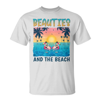 Friendship Beauties Beach Custom T-Shirt - Gift For Bestie - Thegiftio UK
