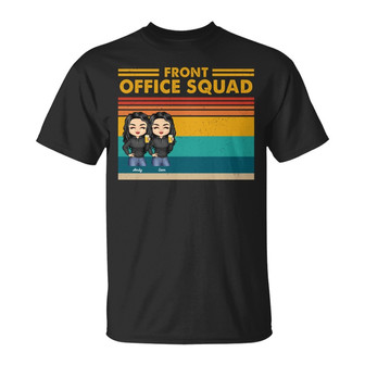 Front Office Squad Personalized T-Shirt - Colleagues Gift - Thegiftio UK