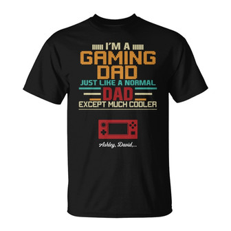 Gaming Dad Cooler Personalized T-Shirt - Gift for Dad - Thegiftio UK
