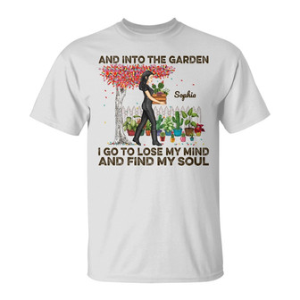 Garden Girl Who Really Loved Gardening Custom T-Shirt - Gift - Thegiftio UK