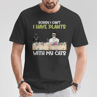 Gardening I Have Plants Custom T-Shirt - Gift for Cat Lovers - Thegiftio UK