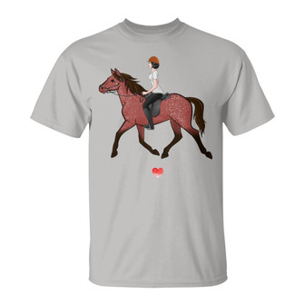 Girl Loves Horse Custom T-Shirt - Gift for Horse Lovers - Thegiftio UK