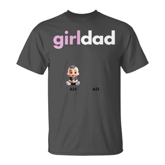 Girldad Personalized T-Shirt - Special Gift for Father - Thegiftio UK