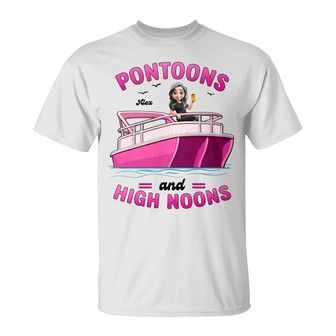 Girls Trip Pontoon High Noons Custom T Shirt - Gift for You - Thegiftio UK