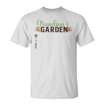 Grandma Garden Personalized T-Shirt - Birthday Gift - Thegiftio UK