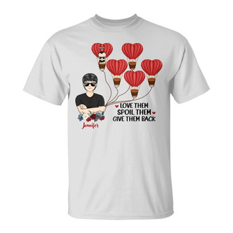 Grandma Life Love Them Spoil Them Custom T-Shirt - Thegiftio UK