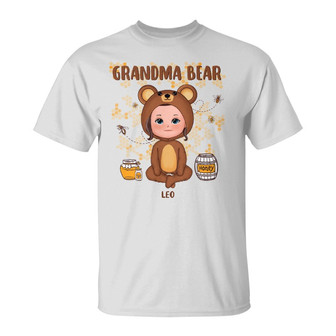 Grandma Mom Auntie Bear Doll Custom Shirt - Gift for Kids - Thegiftio UK