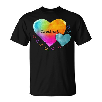 Grandma Sweethearts Pattern Custom T-Shirt - Thegiftio UK
