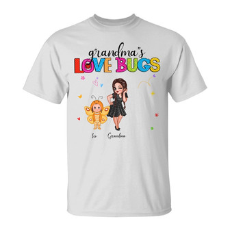 Grandma's Love Bug Doll Kids Custom T-Shirt - Gift for Kids - Thegiftio UK