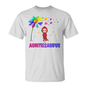 Grandmasaurus Colorful Daisy Dandelion Personalized T-Shirt - Thegiftio UK
