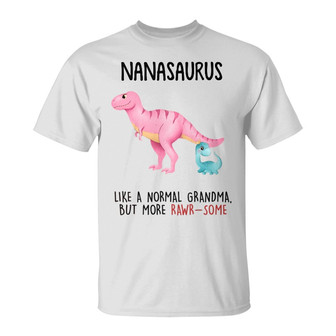 Grandmasaurus More Awesome Custom T-Shirt - Gift for Grandma - Thegiftio UK