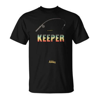 Grandpa Keepers Stick Figure Custom T-Shirt - Gift for Dad - Thegiftio UK