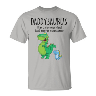 Grandpasaurus And Kids Custom T-Shirt - Gift for Grandpa - Thegiftio UK