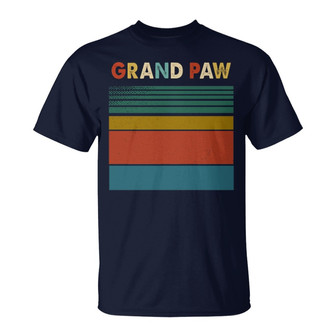 Grandpaw Dog Old Man Custom T-Shirt - Gift for Grandpaw - Thegiftio UK