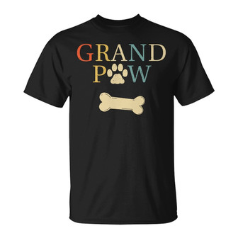 Grandpaw Retro Personalized T-Shirt - Gift for Dog Lovers - Thegiftio UK