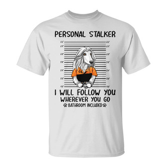 Guilty Peeking Dog Stalkers Custom T-Shirt - Dog Lovers Gift - Thegiftio UK