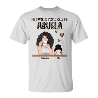 Half Leopard Pattern Favorite People Call Me Grandma Custom - Thegiftio UK