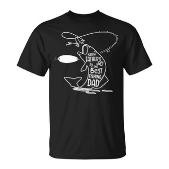 Happy Father Day To The Best Fishing Dad Custom T-Shirt - Thegiftio UK